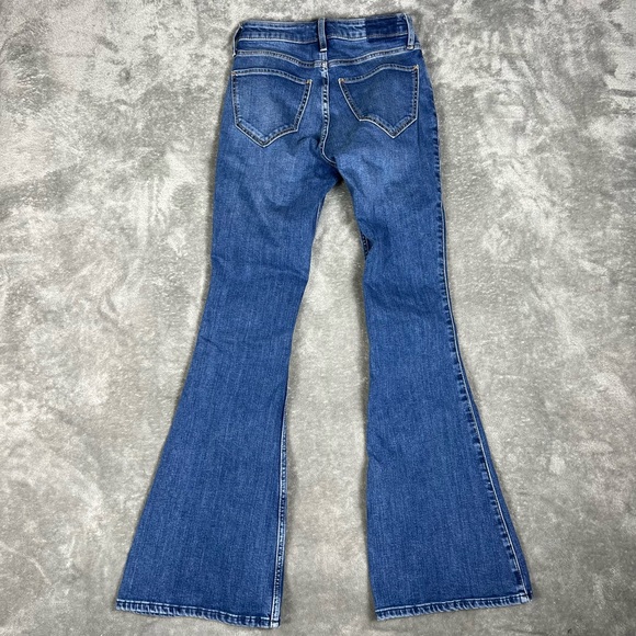 Abercrombie&Fitch Jeans Womens 25 The Flare Ultra High Rise Retro 90s Denim - Picture 4 of 8
